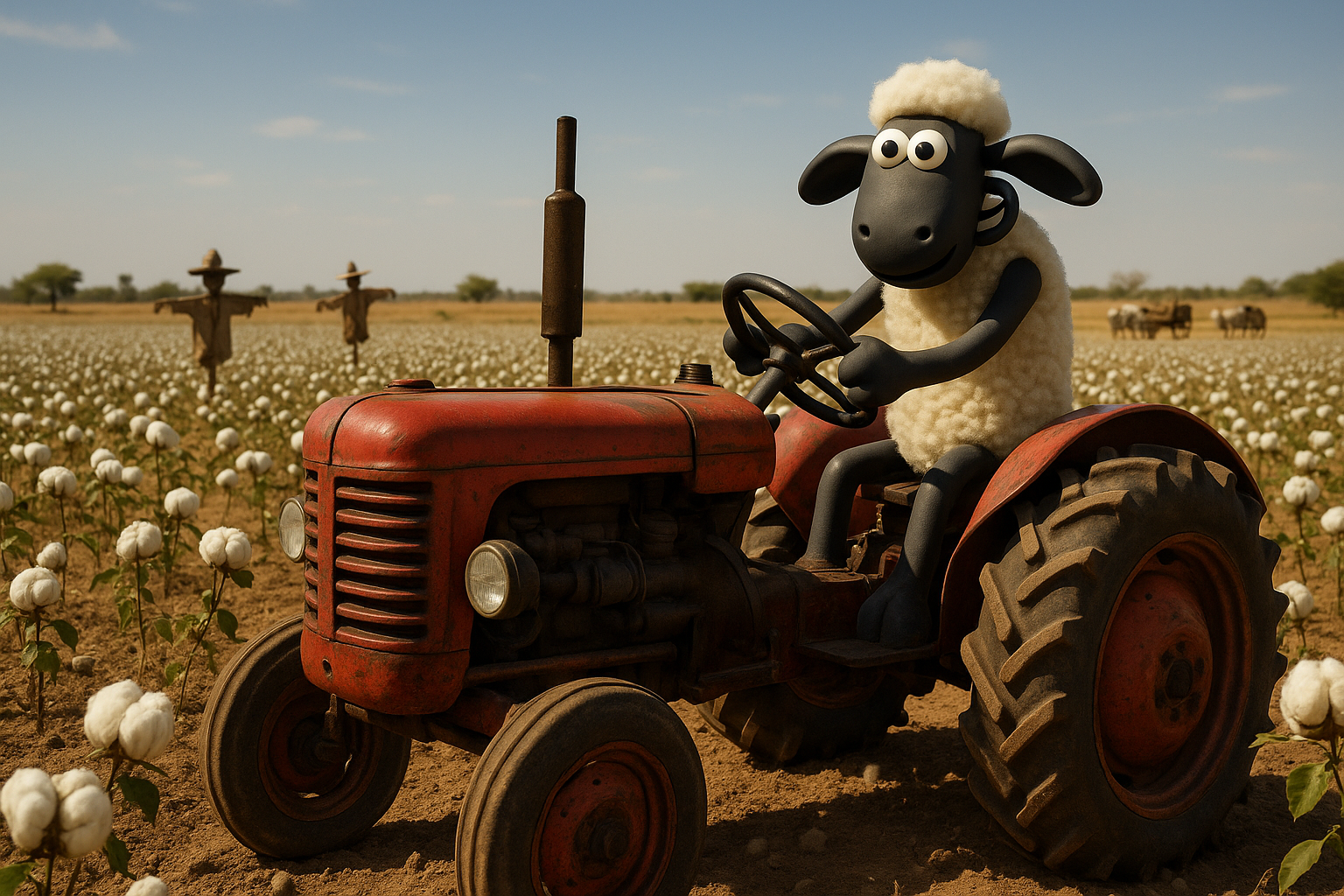 Shaun the sheep in Gujarat